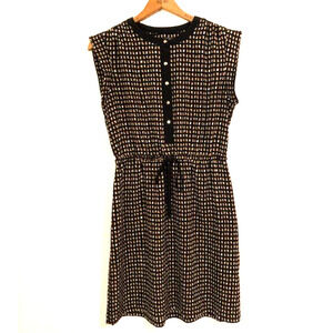 Black and Brown Checkered Dress - Covington Petites - SP